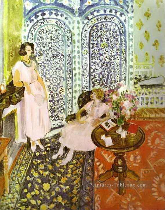 Écran mauresque fauvisme abstrait Henri Matisse Peintures à l'huile